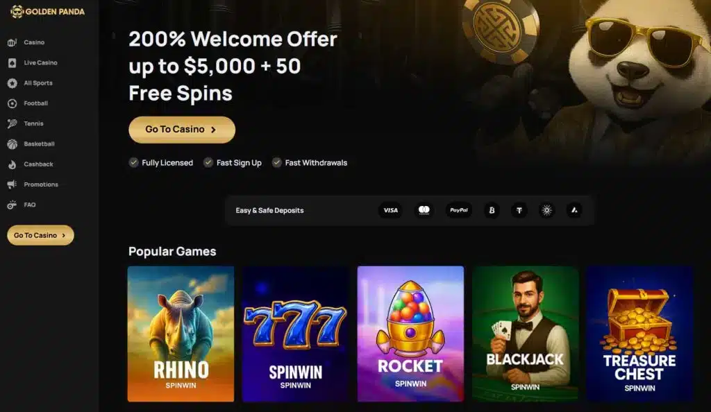 ervaringen met het golden panda casino zonder cruks