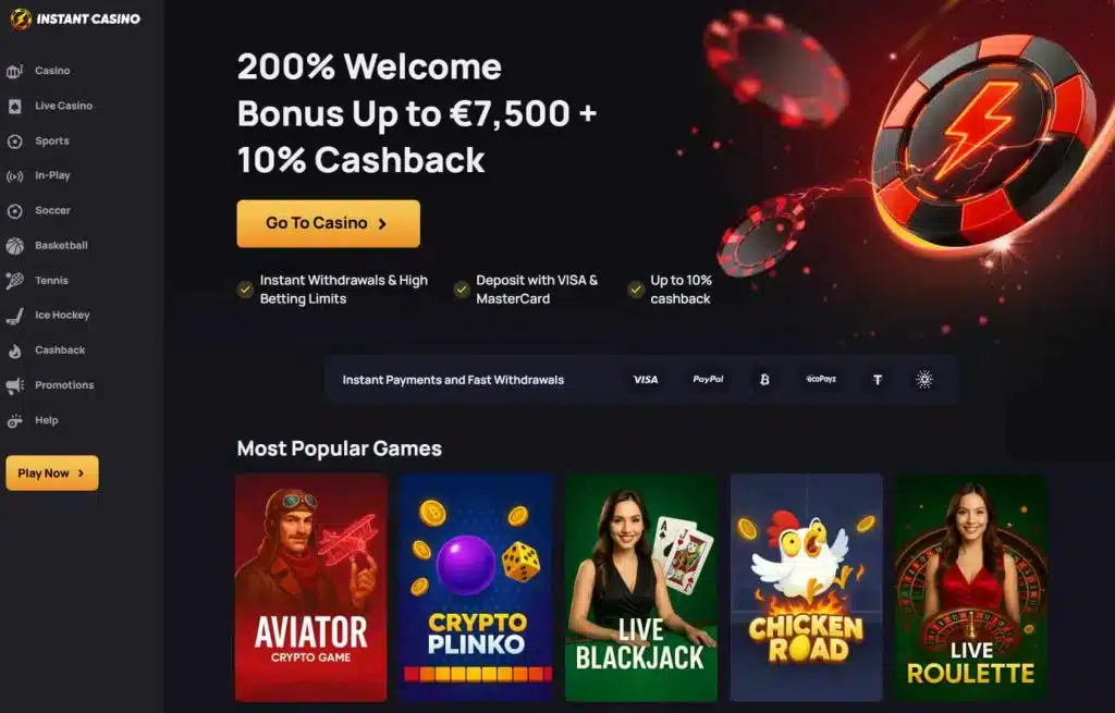 ervaringen met gokken zonder cruks bij instant casino nederland